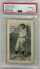 Waite Hoyt [Hand Cut] Baseball Cards 1922 W575 2 Prices