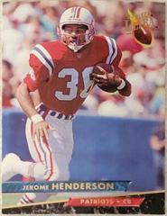 Jerome Henderson Football Cards 1993 Ultra Prices