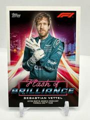 Sebastian Vettel [] #FOB-SV Racing Cards 2022 Topps Formula 1 Flash of Brilliance Prices