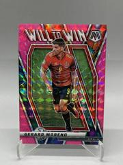 Gerard Moreno [Pink Fluorescent] Soccer Cards 2021 Panini Mosaic Road to FIFA World Cup Will to Win Prices