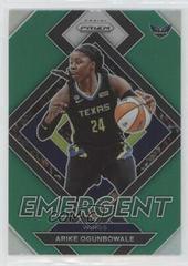 Arike Ogunbowale [Green] Basketball Cards 2022 Panini Prizm WNBA Emergent Prices
