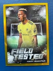 Hany Mukhtar [Gold] #FT-6 Soccer Cards 2022 Topps Chrome MLS Field Tested Prices