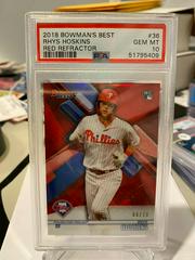Rhys Hoskins [Red Refractor] #36 Baseball Cards 2018 Bowman's Best Prices