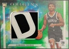 Cameron Thomas [Green] Basketball Cards 2021 Panini Origins Prices