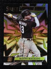 Manny Machado Baseball Cards 2022 Panini Select Lightning Strikes Prices
