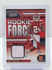 Skyy Moore [Gold] Football Cards 2022 Panini Absolute Rookie Force Prices