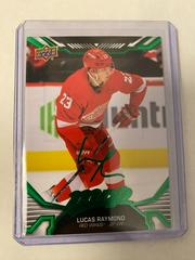 Lucas Raymond [Green Script] Hockey Cards 2022 Upper Deck MVP Prices