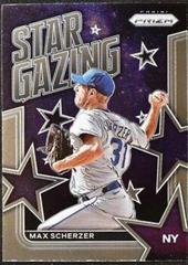 Max Scherzer #SG-15 Baseball Cards 2022 Panini Prizm Star Gazing Prices