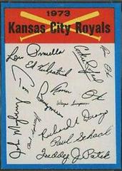 Kansas City Royals Baseball Cards 1973 Topps Team Checklist Prices