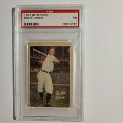 Ralph Kiner Baseball Cards 1952 Berk Ross Prices