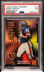 Barry Minter [Super Rave] #12 Football Cards 1998 Skybox Thunder Prices