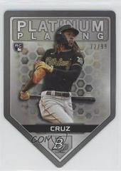 Oneil Cruz Baseball Cards 2022 Bowman Platinum Plating Die Cuts Prices