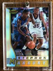 Stephon Marbury [Refractor] #R2 Basketball Cards 1996 Bowman's Best Rookie Prices