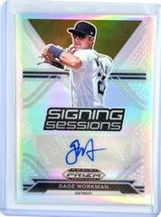 Gage Workman Baseball Cards 2021 Panini Prizm Draft Picks Signing Sessions Autographs Prices