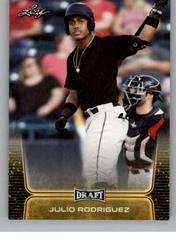 Julio Rodriguez [Gold] Baseball Cards 2020 Leaf Draft Prices