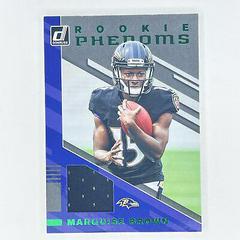 Marquise Brown [Green] #RPJ 12 Football Cards 2019 Donruss Rookie Phenoms Jerseys Prices