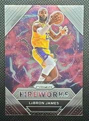 Lebron James Basketball Cards 2020 Panini Prizm Fireworks Prices