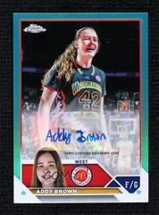 Addy Brown [Aqua] #CA-ABR Basketball Cards 2023 Topps Chrome McDonald's All American Autographs Prices