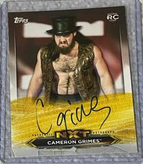 Cameron Grimes Wrestling Cards 2020 Topps WWE NXT Roster Autographs Prices