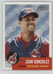 Juan Gonzalez Baseball Cards 2002 Topps Heritage Prices
