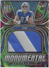 Aidan Hutchinson [Meta] #MME-AHU Football Cards 2022 Panini Spectra Monumental Memorabilia Prices
