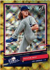 Dustin May [Gold] #R-3 Baseball Cards 2020 Panini Donruss the Rookies Prices