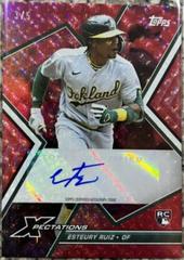 Esteury Ruiz [Plasma Pink] Baseball Cards 2023 Topps Xpectations Autographs Prices