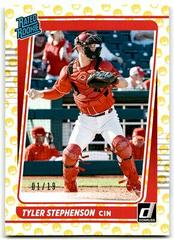Tyler Stephenson [Mask Emoji] #57 Baseball Cards 2021 Panini Donruss Prices