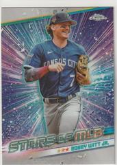 Bobby Witt Jr. [Black Refractor] #CSMLB-17 Baseball Cards 2024 Topps Stars of MLB Chrome Prices