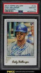 Cody Bellinger [Autograph] #143 Baseball Cards 2017 Topps Gallery Prices