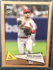 Nolan Arenado [Shipwreck Wood] #39 Baseball Cards 2022 Topps X Naturel 1952 Prices