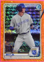 Bobby Witt Jr. [Orange Shimmer] Baseball Cards 2020 Bowman Chrome Prospects Prices