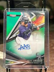 Adael Amador [Green] #B22-AAM Baseball Cards 2022 Bowman's Best of Autographs Prices