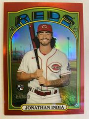 Jonathan India [Chrome Red Refractor] #541 Baseball Cards 2021 Topps Heritage Prices
