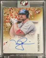 Mark McGwire [Gold Refractor] #PA-MM Baseball Cards 2022 Topps Pristine Autographs Prices
