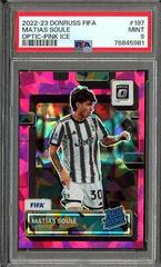 Matias Soule [Optic Pink Ice] #197 Soccer Cards 2022 Panini Donruss Prices