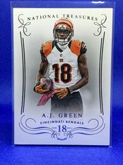 A.J. Green #41 Football Cards 2014 Panini National Treasures Prices