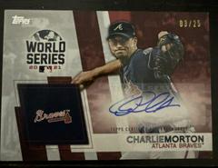 Charlie Morton #WCA-CM Baseball Cards 2022 Topps World Series Champion Autographs Prices