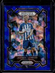 Jan Paul van Hecke [Blue Ice] #103 Soccer Cards 2023 Panini Prizm Premier League Prices