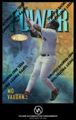 Mo Vaughn [Refractor w/ Coating] Baseball Cards 1997 Finest Prices