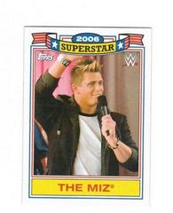 The Miz Debuts on WWE TV Wrestling Cards 2021 Topps Heritage WWE Superstar Tribute The Miz Prices