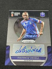 Patrick Vieira Soccer Cards 2018 Panini Prizm World Cup Signatures Prices