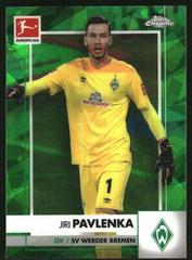 Jiri Pavlenka [Green] #27 Soccer Cards 2020 Topps Chrome Bundesliga Sapphire Prices
