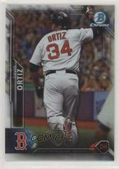 David Ortiz [Refractor] #2 Baseball Cards 2016 Bowman Chrome Prices
