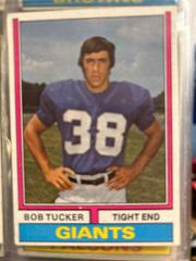 Bob Tucker [1972 Stats, Two Asterisks Before TCG on Back] #127 Football Cards 1974 Topps Parker Brothers Prices
