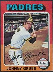 Johnny Grubb #298 Baseball Cards 1975 Topps Mini Prices