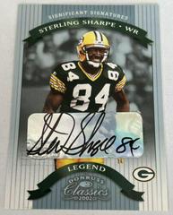 Sterling Sharpe [Significant Signatures] Football Cards 2002 Panini Donruss Classics Prices