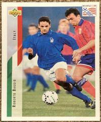 Roberto Baggio [English, Spanish] Soccer Cards 1994 Upper Deck World Cup Soccer Prices