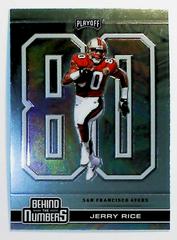 Jerry Rice #BTN-14 Football Cards 2020 Panini Playoff Behind the Numbers Prices