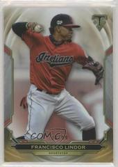 Francisco Lindor #24 Baseball Cards 2019 Topps Triple Threads Prices